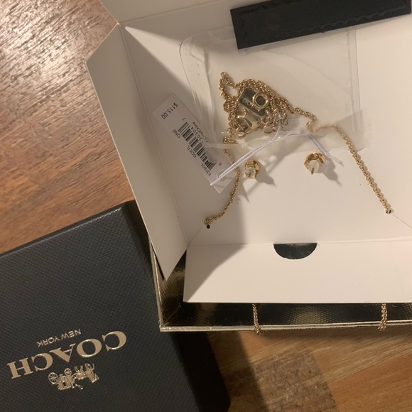 Coach Earrings and Necklace Set - Picture 3 of 3